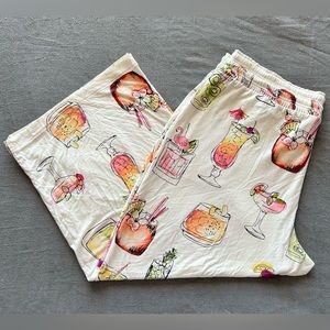 SOMA intimates Cool Nights Crop Pants in Drinks On Me Orchid - Large